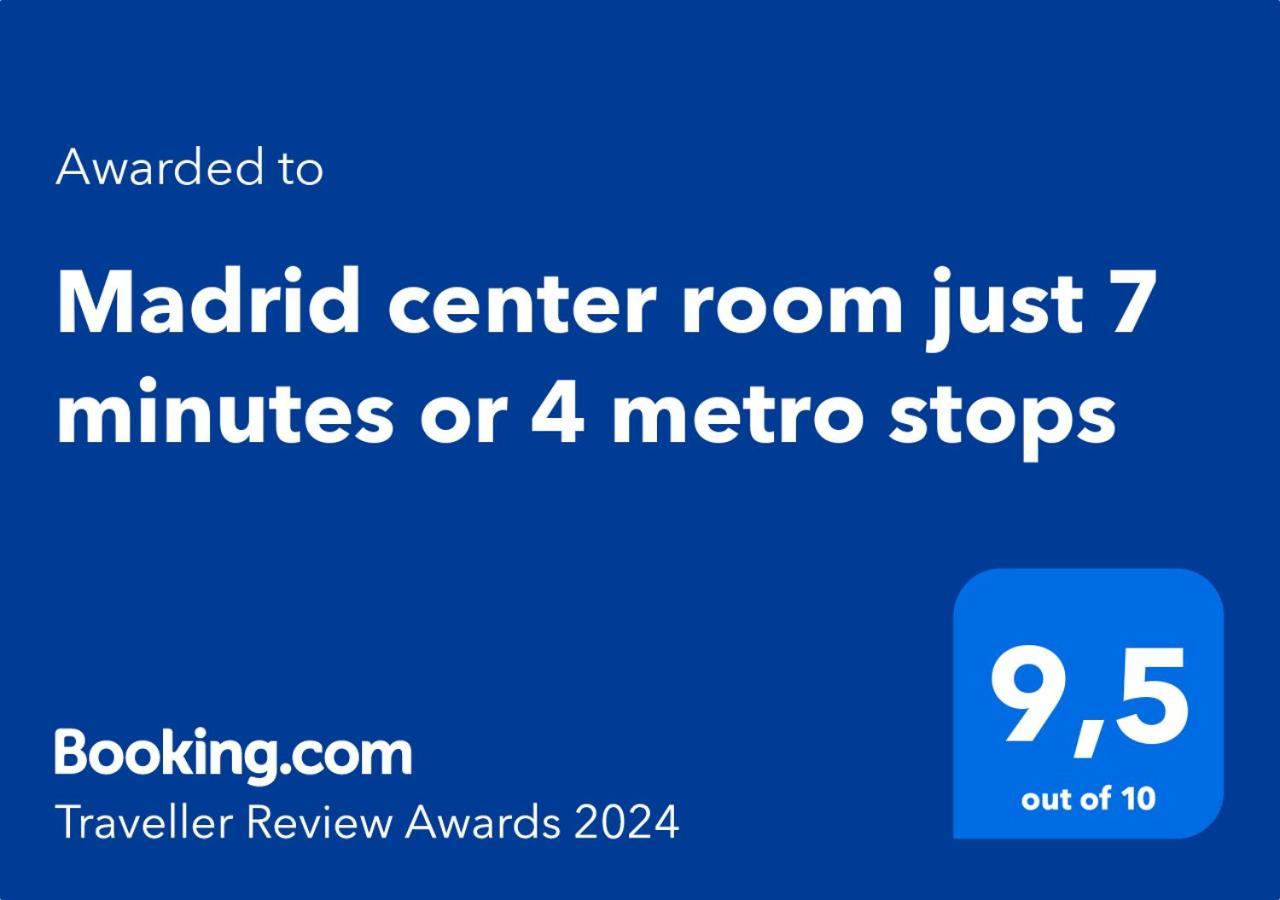 Madrid Center Room Private 7 Minutes Or 4 Metro Stops Exterior foto